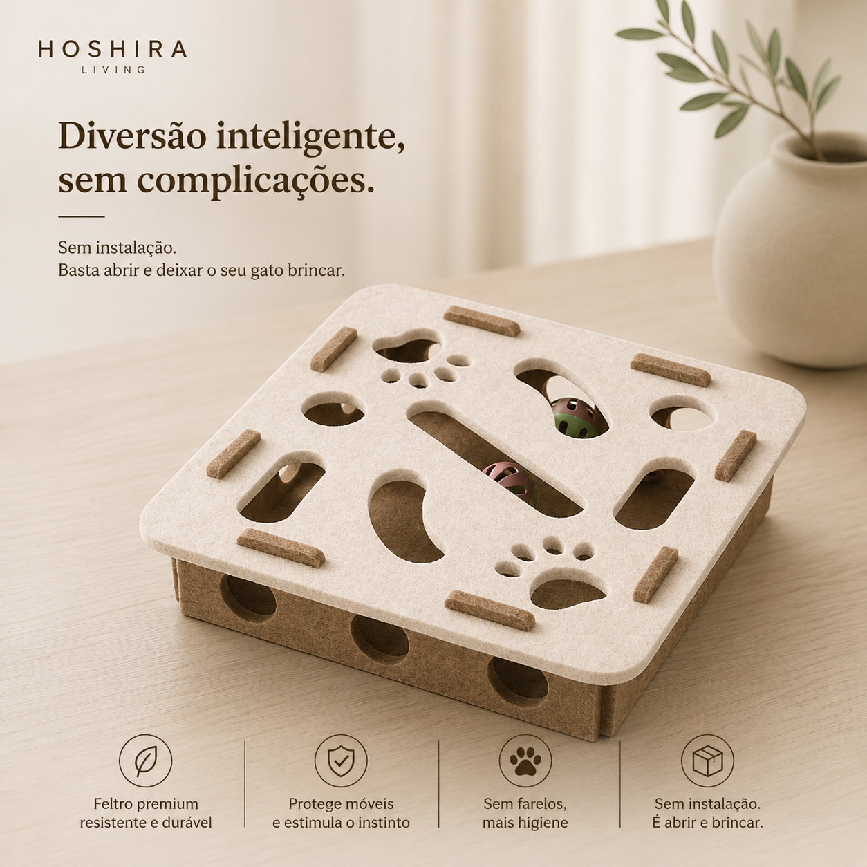 HoshiPlay™ – Caixa Interativa para Gatos