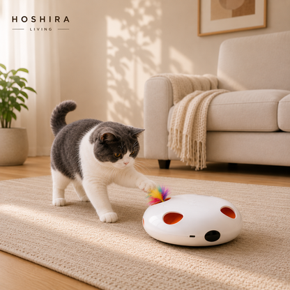 HoshiPlay™ – Brinquedo Inteligente para Gatos