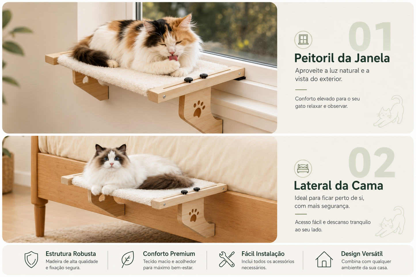 CloudNest™ – Cama para Gatos