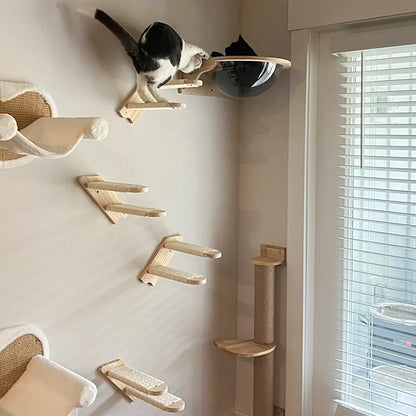 Hoshira CatWall™ – Parque Vertical Modular para Gatos