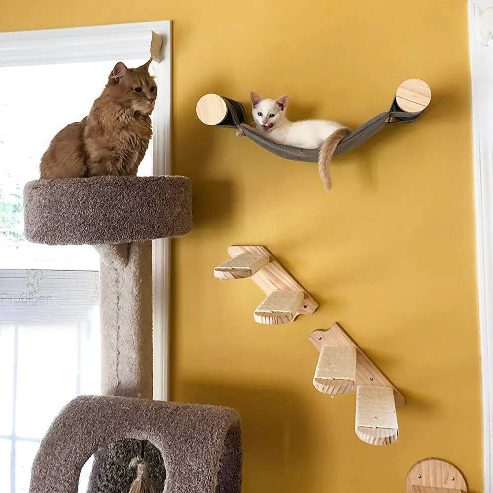 Hoshira CatWall™ – Parque Vertical Modular para Gatos